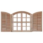 Janela De Madeira Guilhotina 100x120cm 4 Folhas Rodam  Eucali