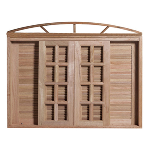 Janela De Madeira Veneziana De Correr Em Arco De Cedro Arana