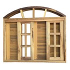 Janela De Madeira Veneziana De Correr Em Arco De Itaúba Esqua