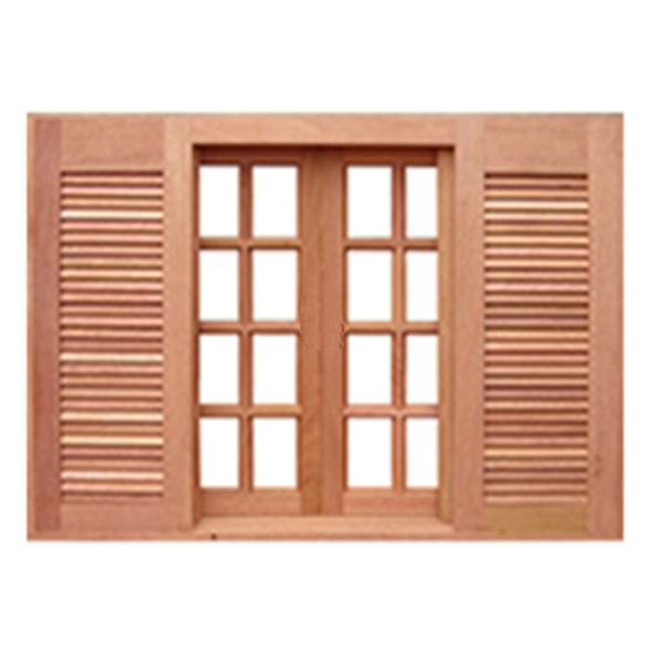 Janela De Madeira Veneziana De Correr Reto De Cedro Arana Esq