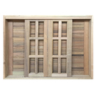 Janela De Madeira Veneziana De Correr Reto De Itaúba Esquadri