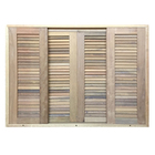 Janela De Madeira Veneziana De Correr Reto De Itaúba Esquadri