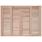 Janela De Madeira Veneziana De Correr Reto Eucalipto Bat De 1