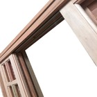 Janela De Madeira Veneziana De Correr Reto Padrão Cedro Esqua