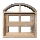 Janela De Madeira Vitro Basculante Em Arco De Itaúba Esquadri