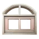 Janela De Madeira Vitro Basculante Em Arco Padrão Cedro Esqua