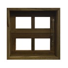 Janela De Madeira Vitro Basculante Reto De Itaúba Esquadrias