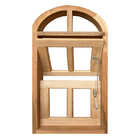 Janela De Madeira Vitro Capelinha Basculante Em Arco Padrão C