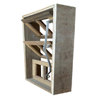 Janela De Madeira Vitro Capelinha Basculante Reto De Itaúba B