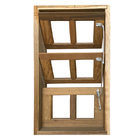 Janela De Madeira Vitro Capelinha Basculante Reto De Itaúba E