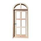 Janela De Madeira Vitro Capelinha Pivotante Em Arco Padrão Ce