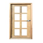 Janela De Madeira Vitro Capelinha Pivotante Reto De Itaúba Es