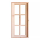 Janela De Madeira Vitro Capelinha Pivotante Reto Eucalipto Ba