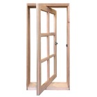 Janela De Madeira Vitro Capelinha Pivotante Reto Padrão Cedro