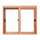 Janela De Madeira Vitro Correr Panorâmico 2 Folhas Móveis Ret