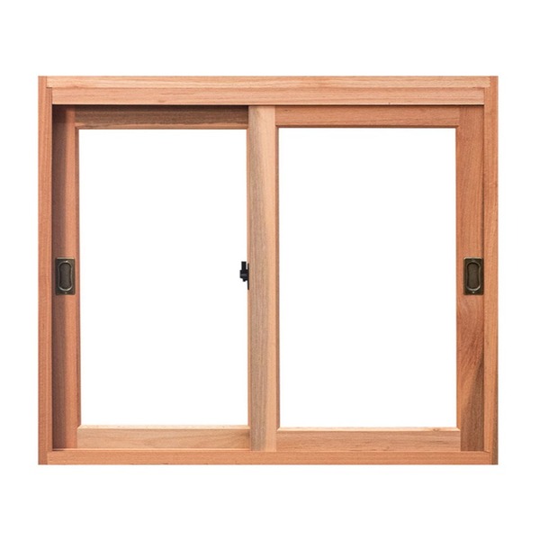 Janela De Madeira Vitro Correr Panorâmico 2 Folhas Móveis Ret