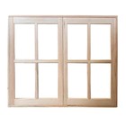 Janela De Madeira Vitro De Abrir Reto Padrão Cedro Batentes D