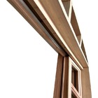 Janela De Madeira Vitro De Correr Diagonal Arco Padrão Cedro