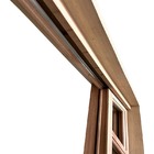 Janela De Madeira Vitro De Correr Diagonal Reto Padrão Cedro