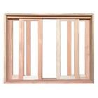 Janela De Madeira Vitro De Correr Panorâmico Reto Padrão Cedr