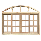 Janela De Madeira Vitro De Correr Quadriculado Em Arco De Ita