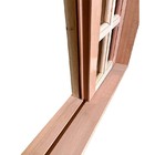 Janela De Madeira Vitro De Correr Quadriculado Em Arco Padrão