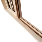 Janela De Madeira Vitro De Correr Quadriculado Reto Eucalipto