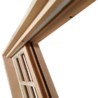 Janela De Madeira Vitro De Correr Quadriculado Reto Eucalipto