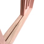 Janela De Madeira Vitro De Correr Quadriculado Reto Padrão Ce