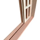 Janela De Madeira Vitro De Correr Quadriculado Reto Padrão Ce