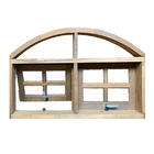 Janela De Madeira Vitro Máximo Ar 2 Módulos Em Arco De Itaúba