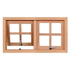 Janela De Madeira Vitro Máximo Ar 2 Módulos Reto De Eucalipto