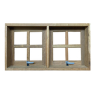 Janela De Madeira Vitro Máximo Ar 2 Módulos Reto De Itaúba Es