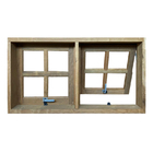 Janela De Madeira Vitro Máximo Ar 2 Módulos Reto De Itaúba Es