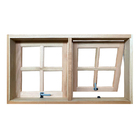 Janela De Madeira Vitro Máximo Ar 2 Módulos Reto Padrão Cedro