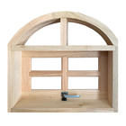 Janela De Madeira Vitro Máximo Ar Em Arco Padrão Cedro Bat De