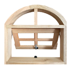 Janela De Madeira Vitro Máximo Ar Em Arco Padrão Cedro Esquad