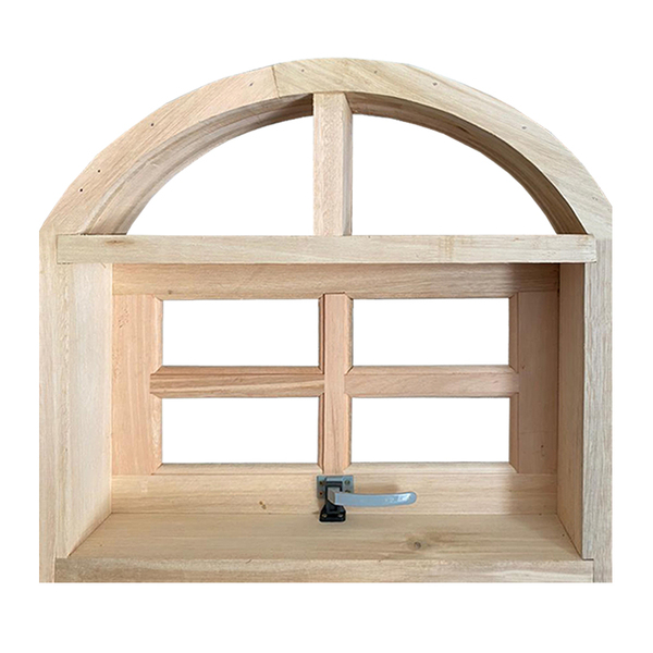 Janela De Madeira Vitro Máximo Ar Em Arco Padrão Cedro Esquad