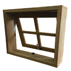 Janela De Madeira Vitro Máximo Ar Reto De Itaúba Esquadrias L