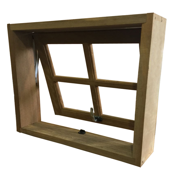 Janela De Madeira Vitro Máximo Ar Reto De Itaúba Esquadrias L