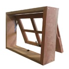 Janela De Madeira Vitro Máximo Ar Reto Padrão Cedro Esquadria