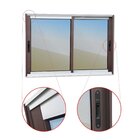 Janela Elite 2 Folhas Moveis 100 X 100 Vidro Reflex Mix Corten