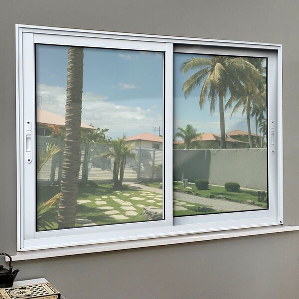 Janela Elite 2 Folhas Moveis 100 X 150 Vidro Liso Branco | Leroy Merlin