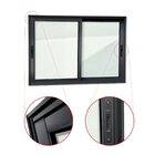 Janela Elite 2 Folhas Moveis 100 X 150 Vidro Liso Preto