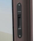 Janela Elite 2 Folhas Moveis 100 X 200 Vidro Reflex Mix Corten