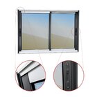 Janela Elite 2 Folhas Moveis 100 X 200 Vidro Reflex Preto