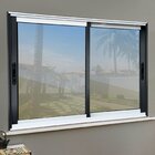 Janela Elite 2 Folhas Moveis 100 X 200 Vidro Reflex Preto