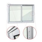 Janela Elite 2 Folhas Moveis 120 X 200 Vidro Liso Branco