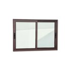 Janela Elite 2 Folhas Moveis 120 X 200 Vidro Liso Corten