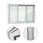 Janela Elite 3 Folhas Moveis Sequenciais 120 X 200 Vidro Liso